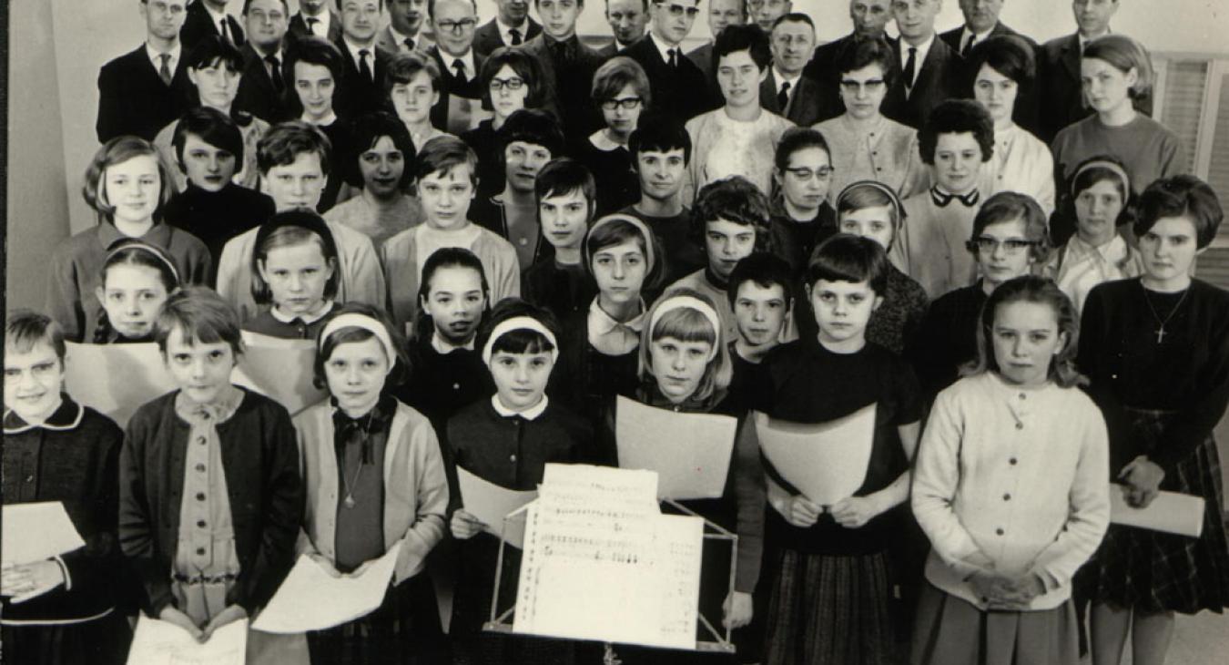 Groepsfoto circa 1966